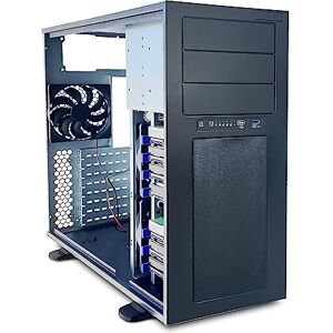 Fantec 2561 AT-835-3525 PC case, for 12"x13" mainboards, 8x 3.5" HDDs + 3x 5.25" modules, incl. 3x 12cm fan. Fantec 2561 AT-835-3525 PC case, for 12"x13" mainboards, 8x 3.5" HDDs + 3x 5.25" modules, incl. 3x 12cm fan.