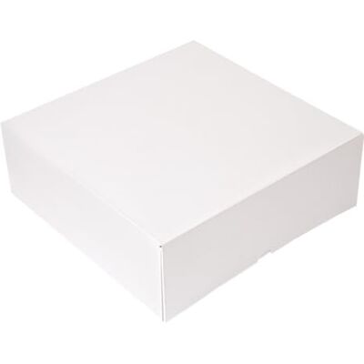 Garcia de Pou 50 pezzi Scatole Pasticceria Senza Finestra 'Thepack' 250 G/M2 28 x 28 x 10 cm Bianco Cartone Ondulato Nano-Micro Garcia de Pou 50 pezzi Scatole Pasticceria Senza Finestra 'Thepack' 250 G/M2 28 x 28 x 10 cm Bianco Cartone Ondulato Nano-Micro