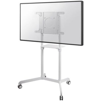 Neomounts NEWSTAR NS-M1250WHITE Mobile Flat Screen Floor Stand Height 160 cm, colore: Bianco Neomounts NEWSTAR NS-M1250WHITE Mobile Flat Screen Floor Stand Height 160 cm, colore: Bianco