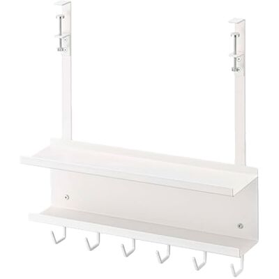 YAMAZAKI 5461 SMART UnderDesk Cable & Router Organizer, white, Steel, 40 x 11.5 x 43 cm YAMAZAKI 5461 SMART UnderDesk Cable & Router Organizer, white, Steel, 40 x 11.5 x 43 cm