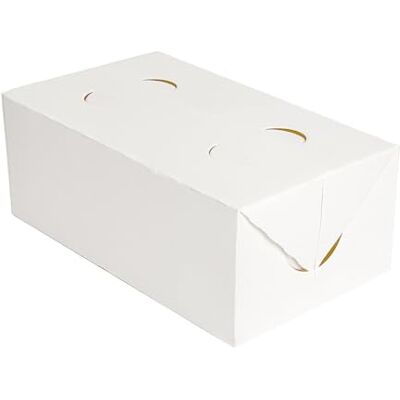 Garcia de Pou 50 pezzi Scatole cibo da portare 'Thepack' 1 L 250 G/M2 11 x 18 x 7 cm bianco cartone ondulato Nano-Micro Garcia de Pou 50 pezzi Scatole cibo da portare 'Thepack' 1 L 250 G/M2 11 x 18 x 7 cm bianco cartone ondulato Nano-Micro