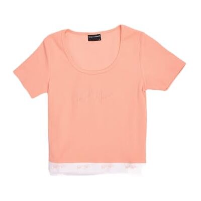 Pro-Ject Maglietta da donna, colore melocotón, taglia M, 95% cotone,5% elastan streetwear contemporaneo Pro-Ject Maglietta da donna, colore melocotón, taglia M, 95% cotone,5% elastan streetwear contemporaneo