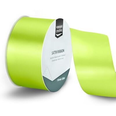 Creative Nastro di Raso Verde Mela Nastro Colorati 20 m x 50 mm per il Fai-da-te Decorazioni Matrimonio per Regali e Segnalibri Creative Nastro di Raso Verde Mela Nastro Colorati 20 m x 50 mm per il Fai-da-te Decorazioni Matrimonio per Regali e Segnalibri