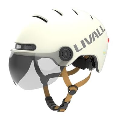 LIVALL L23, Casco da Bicicletta Unisex-Adult, White, M LIVALL L23, Casco da Bicicletta Unisex-Adult, White, M