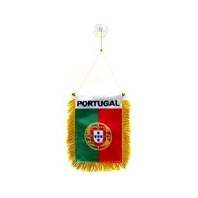 AZ FLAG Bandiera per Auto Portogallo 15x10 cm Poliestere 100D Ventosa AZ FLAG Bandiera per Auto Portogallo 15x10 cm Poliestere 100D Ventosa