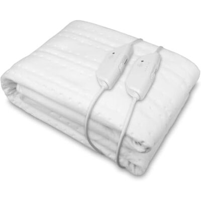 Medisana XXL Sottocoperta elettrica King Size con 2 elementi di comando, 150 x 160 cm, spegnimento automatico, con protezione da surriscaldamento, 4 impostazioni di temperatura, lavabile Medisana XXL Sottocoperta elettrica King Size con 2 elementi di comando, 150 x 160 cm, spegnimento automatico, con protezione da surriscaldamento, 4 impostazioni di temperatura, lavabile
