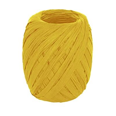 INNSPIRO Rafia di carta colore giallo, 4 mm x 30 m INNSPIRO Rafia di carta colore giallo, 4 mm x 30 m