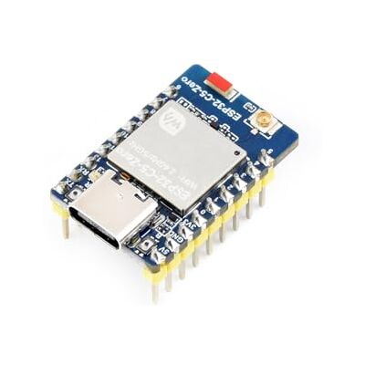 Waveshare ESP32-C5 Mini Wi-Fi Development Board with pre-soldered Header Based on ESP32-C5, Onboard Multi-function GPIO Pins,Multi-protocol RISC-V MCU,Supports Dual-band Wi-Fi 6 / BLE 5 /Thread / Zigbee Waveshare ESP32-C5 Mini Wi-Fi Development Board with pre-soldered Header Based on ESP32-C5, Onboard Multi-function GPIO Pins,Multi-protocol RISC-V MCU,Supports Dual-band Wi-Fi 6 / BLE 5 /Thread / Zigbee