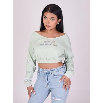 Pro-Ject Felpa da donna, colore verde agua, taglia L, 88% cotone,12% poliestere streetwear contemporaneo Pro-Ject Felpa da donna, colore verde agua, taglia L, 88% cotone,12% poliestere streetwear contemporaneo
