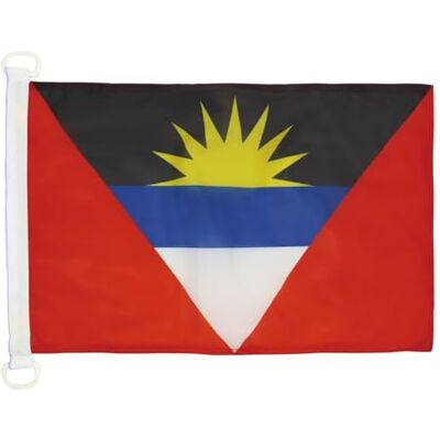 AZ FLAG Bandiera Nautica Antigua e Barbuda 45x30 cm Anelli Plastica AZ FLAG Bandiera Nautica Antigua e Barbuda 45x30 cm Anelli Plastica