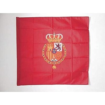 AZ FLAG Bandiera Standardo reale del ré Felipe VI di Spagna 90x90 cm Asola AZ FLAG Bandiera Standardo reale del ré Felipe VI di Spagna 90x90 cm Asola