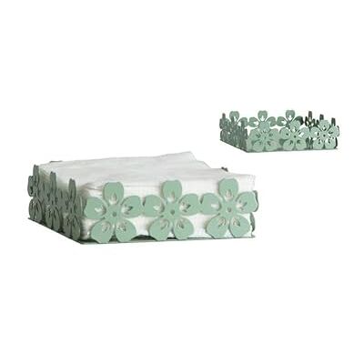 SMART STORE B AND B - Porta tovaglioli Fiori Verdi SMART STORE B AND B - Porta tovaglioli Fiori Verdi