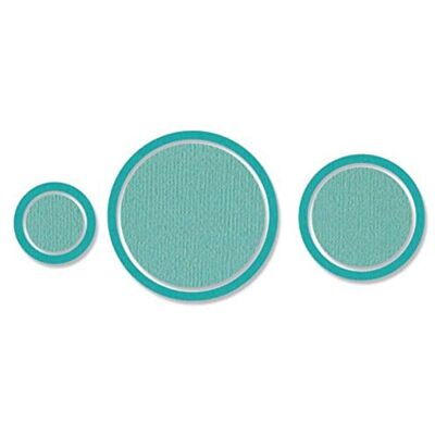 Sizzix Framelits Die Set 6PK Cornici Circolari, Sizzix Framelits Die Set 6PK Cornici Circolari,