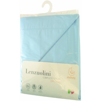 Set culla ITALBABY - Azzurro 3 pezzi Set culla ITALBABY - Azzurro 3 pezzi