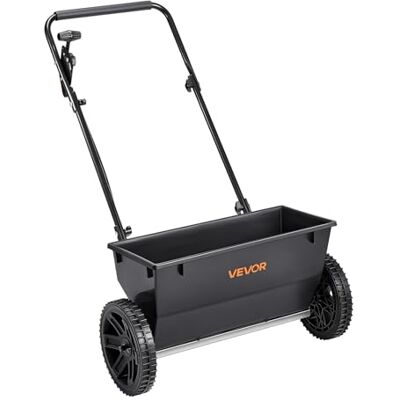 VEVOR Spandiconcime a Spinta capacità 22,6 kg con Griglia a Tramoggia, Larghezza di Spandimento 457 mm e 10 Impostazioni, Ruote da 330 mm, Spandiconcime per Giardino e Prato VEVOR Spandiconcime a Spinta capacità 22,6 kg con Griglia a Tramoggia, Larghezza di Spandimento 457 mm e 10 Impostazioni, Ruote da 330 mm, Spandiconcime per Giardino e Prato