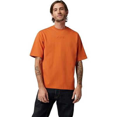 Fox Wordmark Ov SS Tee Camicia, Cioccolato, S Uomo Fox Wordmark Ov SS Tee Camicia, Cioccolato, S Uomo