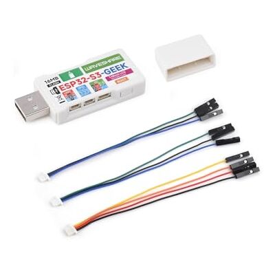 Waveshare ESP32-S3 GEEK Scheda di Sviluppo Basata su ESP32-S3R2 Controller Chip, Supporto WiFi 2.4GHz e BLE 5, con Display LCD da 1.14 pollici a 65K Colori, Porta USB-A, 16MB Flash & 2MB PSRAM Waveshare ESP32-S3 GEEK Scheda di Sviluppo Basata su ESP32-S3R2 Controller Chip, Supporto WiFi 2.4GHz e BLE 5, con Display LCD da 1.14 pollici a 65K Colori, Porta USB-A, 16MB Flash & 2MB PSRAM