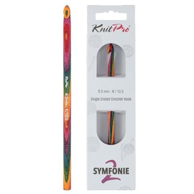 KnitPro Symfonie 2 Uncinetto a punta singola 6,5 mm KnitPro Symfonie 2 Uncinetto a punta singola 6,5 mm