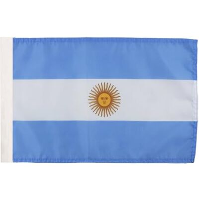 AZ FLAG Bandiera Argentina 45x30 cm Argentina Poliestere 100D Asola AZ FLAG Bandiera Argentina 45x30 cm Argentina Poliestere 100D Asola