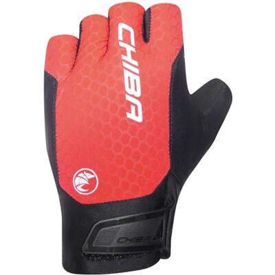 Rio Pure Race II 2026 Guanti corti da ciclismo, colore: Rosso/Nero Rio Pure Race II 2026 Guanti corti da ciclismo, colore: Rosso/Nero