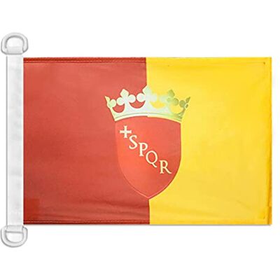 Bandiera Nautica AZ FLAG Roma Città con Armi - Bandiera - Uso Esterno Bandiera Nautica AZ FLAG Roma Città con Armi - Bandiera - Uso Esterno