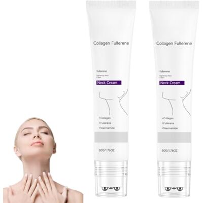 Generic Crema per il collo al collagene e fullerene, rassodante e liftante, riduce le rughe, idrata a lunga durata, con applicatore a rullo. Generic Crema per il collo al collagene e fullerene, rassodante e liftante, riduce le rughe, idrata a lunga durata, con applicatore a rullo.
