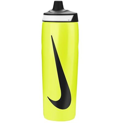 Nike Refuel Grip Bottiglia per Bere Volt/Black/Black 709 ml Nike Refuel Grip Bottiglia per Bere Volt/Black/Black 709 ml