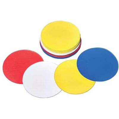Mitre Set di 20 marcatori piatti per segnare lo spazio, multicolore Mitre Set di 20 marcatori piatti per segnare lo spazio, multicolore