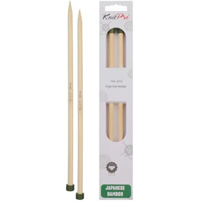 KnitPro - Bamboo 25 cm 7 mm - Lunghezza 25 cm - Aghi da maglia KnitPro - Bamboo 25 cm 7 mm - Lunghezza 25 cm - Aghi da maglia