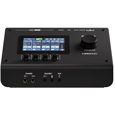 Yamaha URX44V Interfaccia Audio USB-C – 6 ingressi/4 uscite, audio 32 bit/192 kHz, acquisizione video HDMI, display LCD touch, DSP integrato per streaming e content creation – Nero Yamaha URX44V Interfaccia Audio USB-C – 6 ingressi/4 uscite, audio 32 bit/192 kHz, acquisizione video HDMI, display LCD touch, DSP integrato per streaming e content creation – Nero