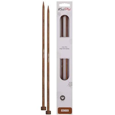 KnitPro Ginger Sticka - 35cm 5,50mm - Ferri da maglia KnitPro Ginger Sticka - 35cm 5,50mm - Ferri da maglia
