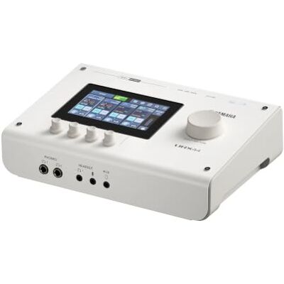 Yamaha URX44 Interfaccia Audio USB-C – Compatta 6 ingressi/4 uscite, audio 32 bit/192 kHz, display LCD touch, DSP integrato, Auto Gain e registrazioni multitraccia – Bianco Yamaha URX44 Interfaccia Audio USB-C – Compatta 6 ingressi/4 uscite, audio 32 bit/192 kHz, display LCD touch, DSP integrato, Auto Gain e registrazioni multitraccia – Bianco