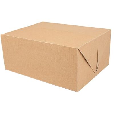 Garcia de Pou 50 pezzi Scatole cibo da portare 'Thepack' 5 L 310 G/M2 26 x 20,5 x 11,3 cm naturale cartone ondulato Nano-Micro Garcia de Pou 50 pezzi Scatole cibo da portare 'Thepack' 5 L 310 G/M2 26 x 20,5 x 11,3 cm naturale cartone ondulato Nano-Micro