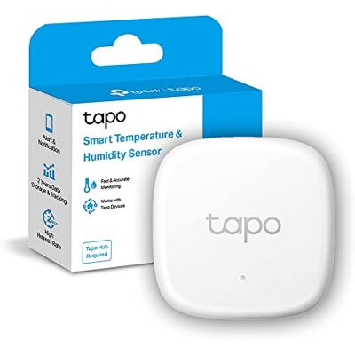 Tapo T310 Monitoraggio della Temperatura e Dell'umidità, Sensore di Fabbricazione Svizzera ad Alta Precisione, Accende/Spegne Automaticamente, Risparmiare Energia, Hub Obbligatorio Tapo T310 Monitoraggio della Temperatura e Dell'umidità, Sensore di Fabbricazione Svizzera ad Alta Precisione, Accende/Spegne Automaticamente, Risparmiare Energia, Hub Obbligatorio