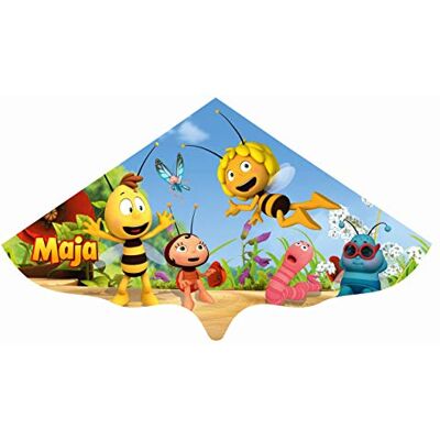 GÜNTHER FLUGSPIELE 1197 Aquilone per bambini con motivo Maya the Bee, aquilone a linea singola in robusto foil PE, per bambini a partire da 4 anni, dimensioni circa 115 x 63 cm GÜNTHER FLUGSPIELE 1197 Aquilone per bambini con motivo Maya the Bee, aquilone a linea singola in robusto foil PE, per bambini a partire da 4 anni, dimensioni circa 115 x 63 cm