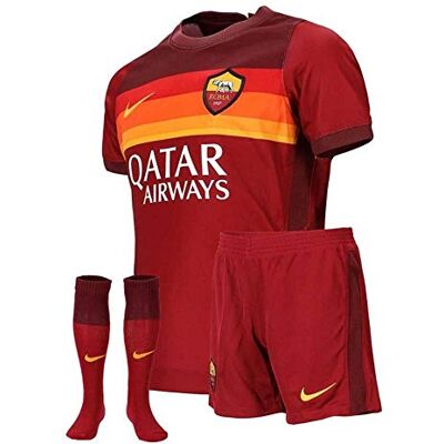 Nike Roma Lk Nk Brt Kit Hm Set Da Calcio Unisex Bambini / Team Crimson/Dark Team Red/(University Gold) (Full Sponsor) Nike Roma Lk Nk Brt Kit Hm Set Da Calcio Unisex Bambini / Team Crimson/Dark Team Red/(University Gold) (Full Sponsor)