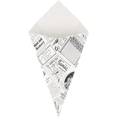 Garcia de Pou 200 unità – Cuoci Fritas 'Thepack Times' 250 G 230 G/M2 15,7 x 26,8 cm bianco cartone ondulato Nano-Micro Garcia de Pou 200 unità – Cuoci Fritas 'Thepack Times' 250 G 230 G/M2 15,7 x 26,8 cm bianco cartone ondulato Nano-Micro