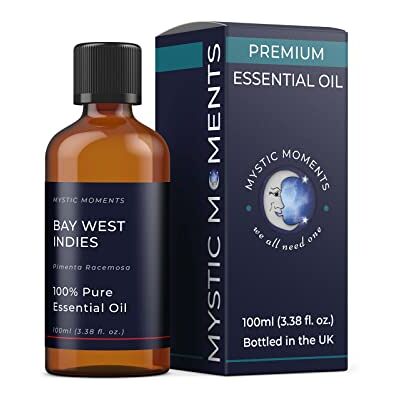 Mystic Moments Olio essenziale di Bay West Indie 100 ml Olio puro e naturale per diffusori, aromaterapia e massaggio miscele senza OGM vegano Mystic Moments Olio essenziale di Bay West Indie 100 ml Olio puro e naturale per diffusori, aromaterapia e massaggio miscele senza OGM vegano