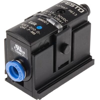 FESTO SDE5-D10-O-Q6E-P-M8 (527467) Sensore di pressione: RCM Markc UL us – Recognized (OL) Tipo di protezione: IP40 FESTO SDE5-D10-O-Q6E-P-M8 (527467) Sensore di pressione: RCM Markc UL us – Recognized (OL) Tipo di protezione: IP40