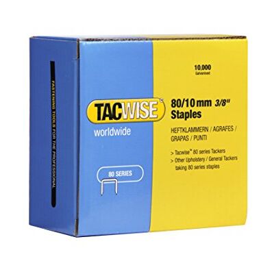 Tacwise 0383 - Graffette zincate da 10 mm - Tipo 80 Tacwise 0383 - Graffette zincate da 10 mm - Tipo 80