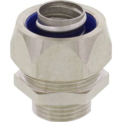 Wiska 10109107 Raccordo flessibile in ottone nichelato - IP67 Wiska 10109107 Raccordo flessibile in ottone nichelato - IP67