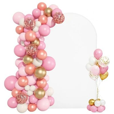 VEVOR Supporto per Fondale ad Arco 2,2 x 1,2 m, Struttura Stabile, Facile da Montare, Set di Fondali ad Arco per Feste con Copertura per Matrimoni, Feste di Compleanno, Decorazioni per Cerimonie VEVOR Supporto per Fondale ad Arco 2,2 x 1,2 m, Struttura Stabile, Facile da Montare, Set di Fondali ad Arco per Feste con Copertura per Matrimoni, Feste di Compleanno, Decorazioni per Cerimonie