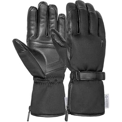 Reusch Method Windstopper Guanti da sci unisex – Guanti invernali antivento e traspiranti con isolamento Primaloft Gold, pelle bovina, chiusura lampo, caldi e impermeabili Reusch Method Windstopper Guanti da sci unisex – Guanti invernali antivento e traspiranti con isolamento Primaloft Gold, pelle bovina, chiusura lampo, caldi e impermeabili