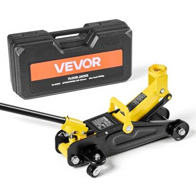VEVOR Cric da Pavimento a Basso Profilo Capacità 1,5 t, Cric da Pavimento da Corsa in Acciaio con Pompa a Sollevamento Rapido a Pistone Singolo, Sollevatore Idraulico per Auto Sportive, Berline VEVOR Cric da Pavimento a Basso Profilo Capacità 1,5 t, Cric da Pavimento da Corsa in Acciaio con Pompa a Sollevamento Rapido a Pistone Singolo, Sollevatore Idraulico per Auto Sportive, Berline