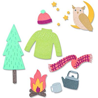 Sizzix Thinlits Set 12 fustelle Cozy Woodland da Jennifer Ogborn Capitolo 3 2022 Sizzix Thinlits Set 12 fustelle Cozy Woodland da Jennifer Ogborn Capitolo 3 2022