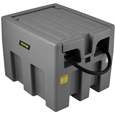 VEVOR Serbatoio per Diesel Portatile Capacità 220 Litri, Serbatoio per Carburante con Pompa di Trasferimento Elettrica da 12 V Potenza 140W, Stoccaggio per Carburante, Grigio VEVOR Serbatoio per Diesel Portatile Capacità 220 Litri, Serbatoio per Carburante con Pompa di Trasferimento Elettrica da 12 V Potenza 140W, Stoccaggio per Carburante, Grigio