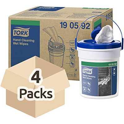 Tork Prem.Wet hand cleaning wipes,1-plywhite,16mx27cm,case 4 buckets/58 sheets Tork Prem.Wet hand cleaning wipes,1-plywhite,16mx27cm,case 4 buckets/58 sheets