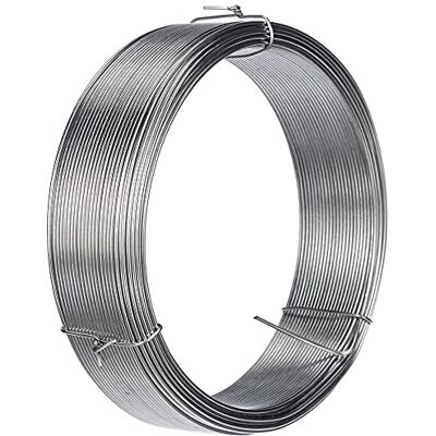 Filo di ferro zincato Bulk Hardware - 1,25mm x 50m - Strumenti e accessori Filo di ferro zincato Bulk Hardware - 1,25mm x 50m - Strumenti e accessori