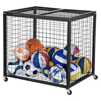 Relaxdays carrello porta-palloni chiudibile con lucchetto Relaxdays carrello porta-palloni chiudibile con lucchetto