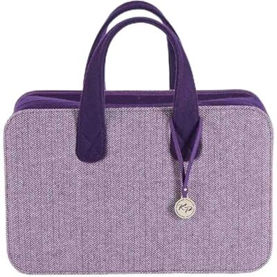 KnitPro K Snug Doctor Bag-Borsa Rettangolare per riporre Accessori, Tessuto Foderato, Viola, 38 x 24 x 15cm KnitPro K Snug Doctor Bag-Borsa Rettangolare per riporre Accessori, Tessuto Foderato, Viola, 38 x 24 x 15cm